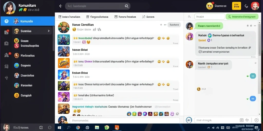 Komunitas aktif yang mendukung dan bersahabat.
